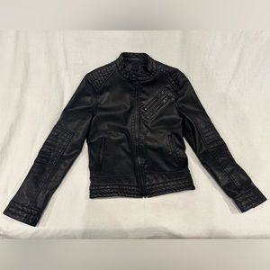 Express Leather Biker Jacket